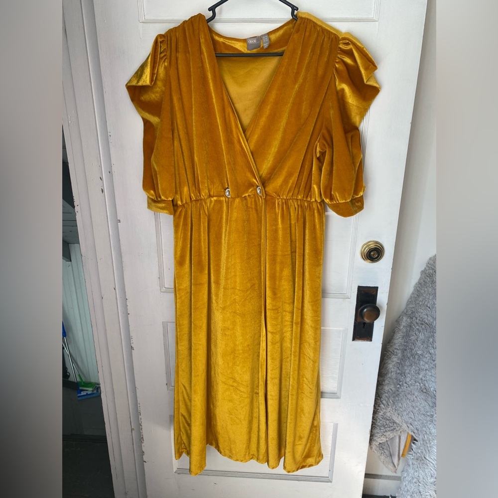 ASOS Deluxe Velvet Midi